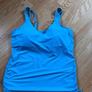 NWOT Lands' End Women's Size 16 Blue Swimsuit Top/Tankini